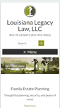 Mobile Screenshot of lalegacylaw.com